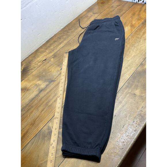 Fabletics Womens Black Sweatpants Joggers Loose Fit Pockets Gym Soft XL - Picture 7 of 7